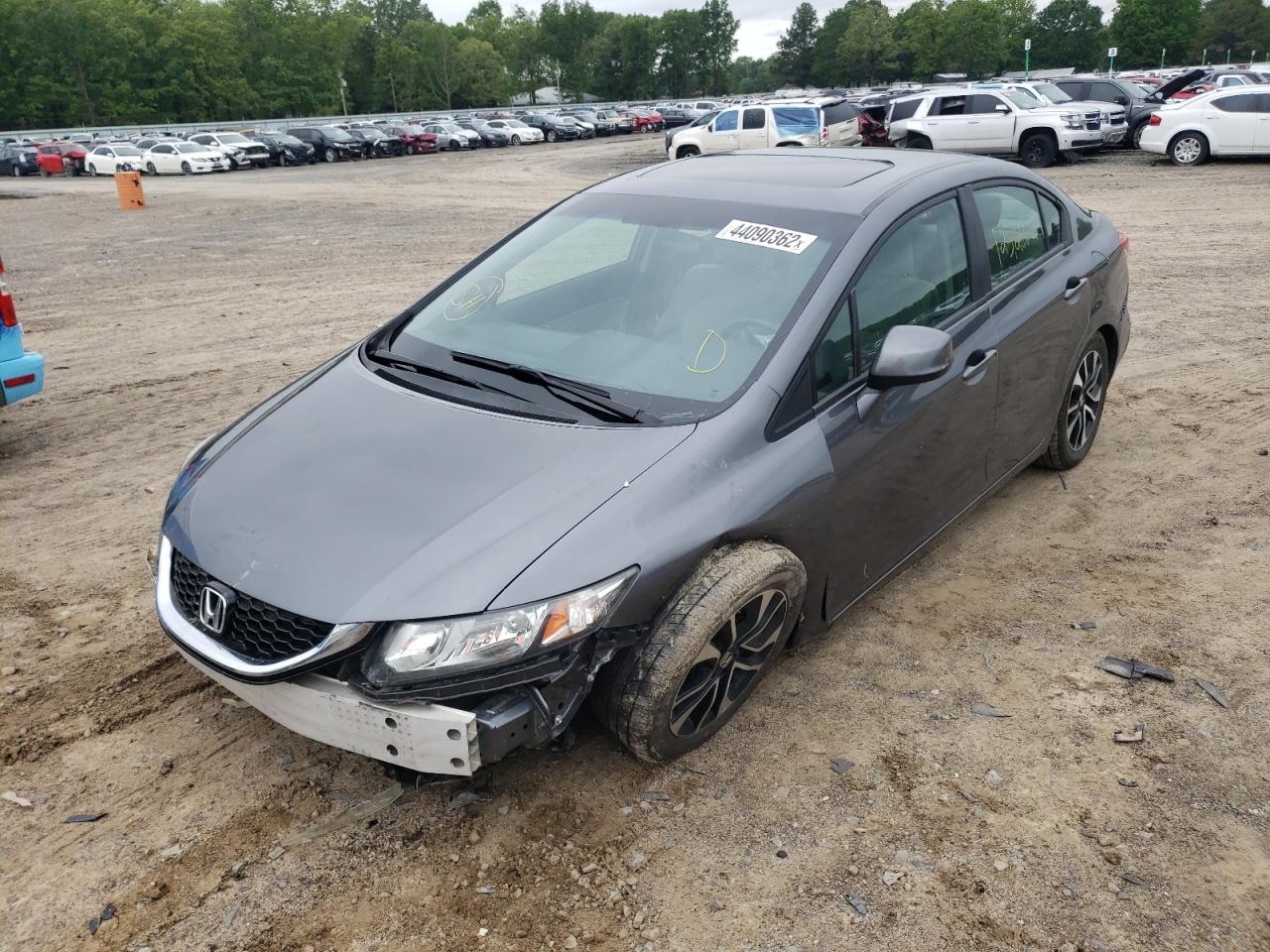 Photo 2 from auction – 2013 HONDA CIVIC EX with VIN 19XFB2F80DE016497