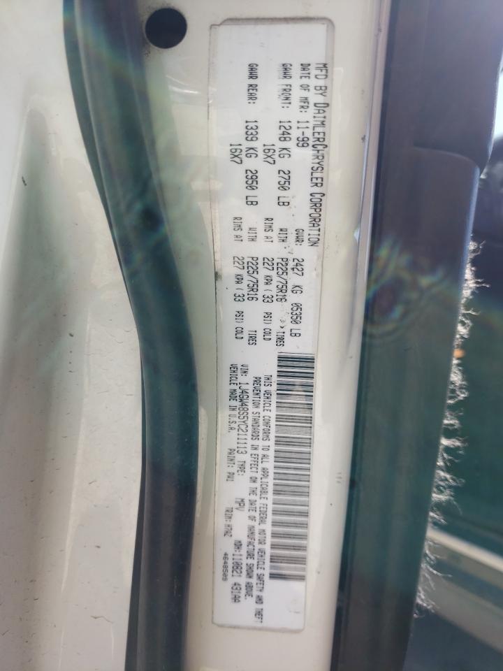 Photo 10 from auction – 2000 JEEP GRAND CHER with VIN 1J4GW48S5YC211113