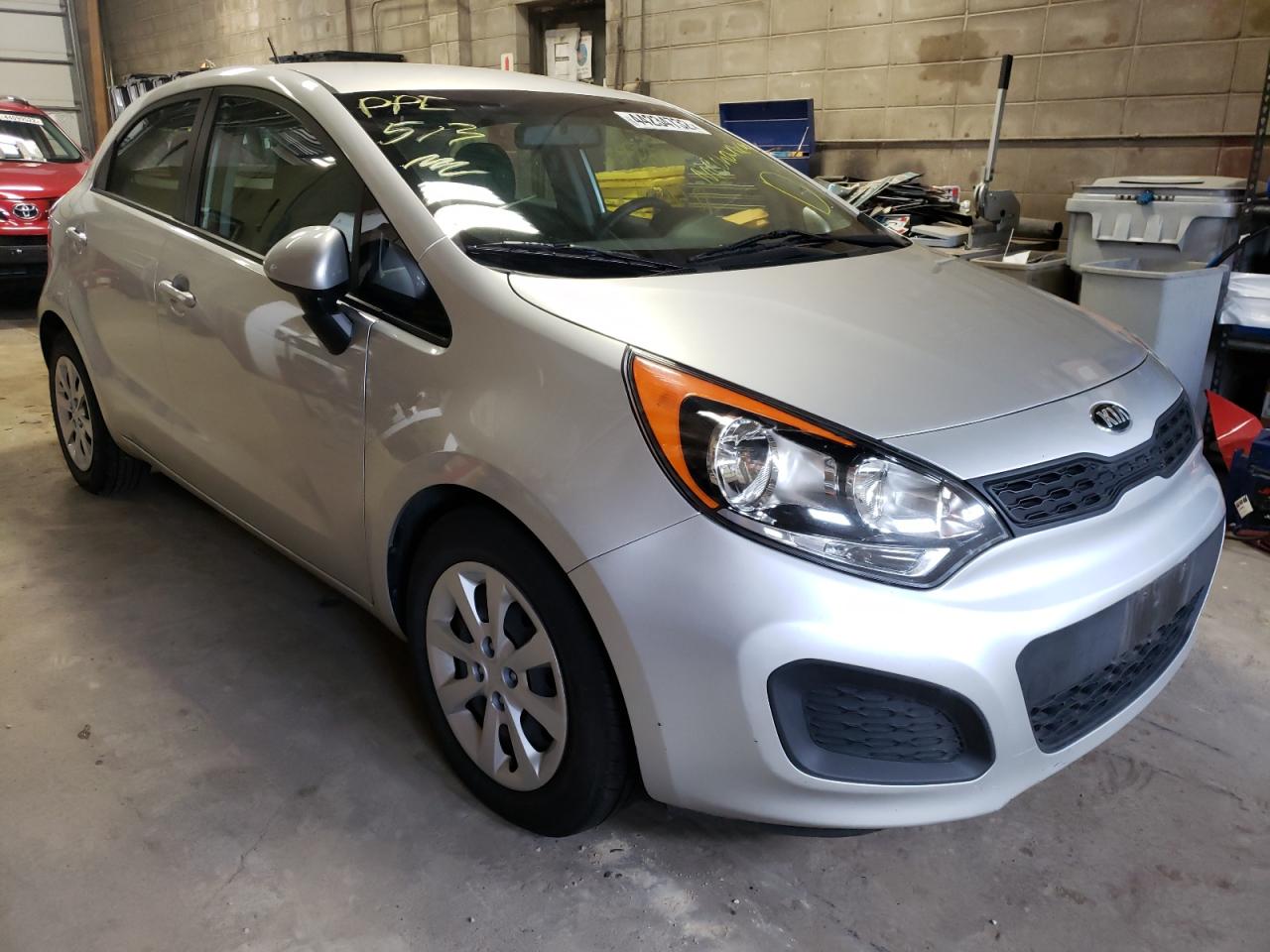 KIA RIO LX 2013 with VIN KNADM5A3XD6293367 - Photo from auction