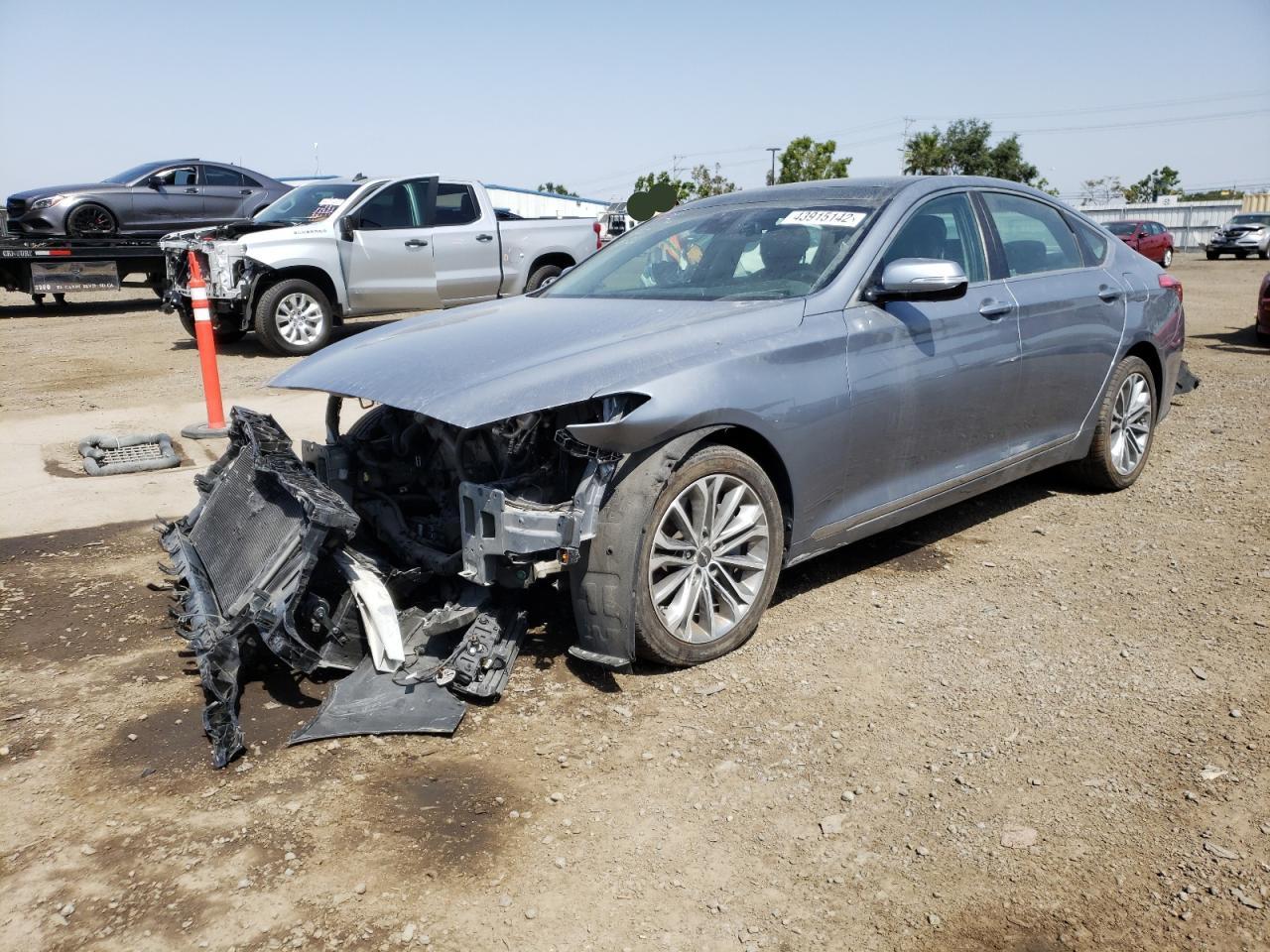 Photo 2 from auction – 2017 GENESIS G80 BASE with VIN KMHGN4JE3HU177465