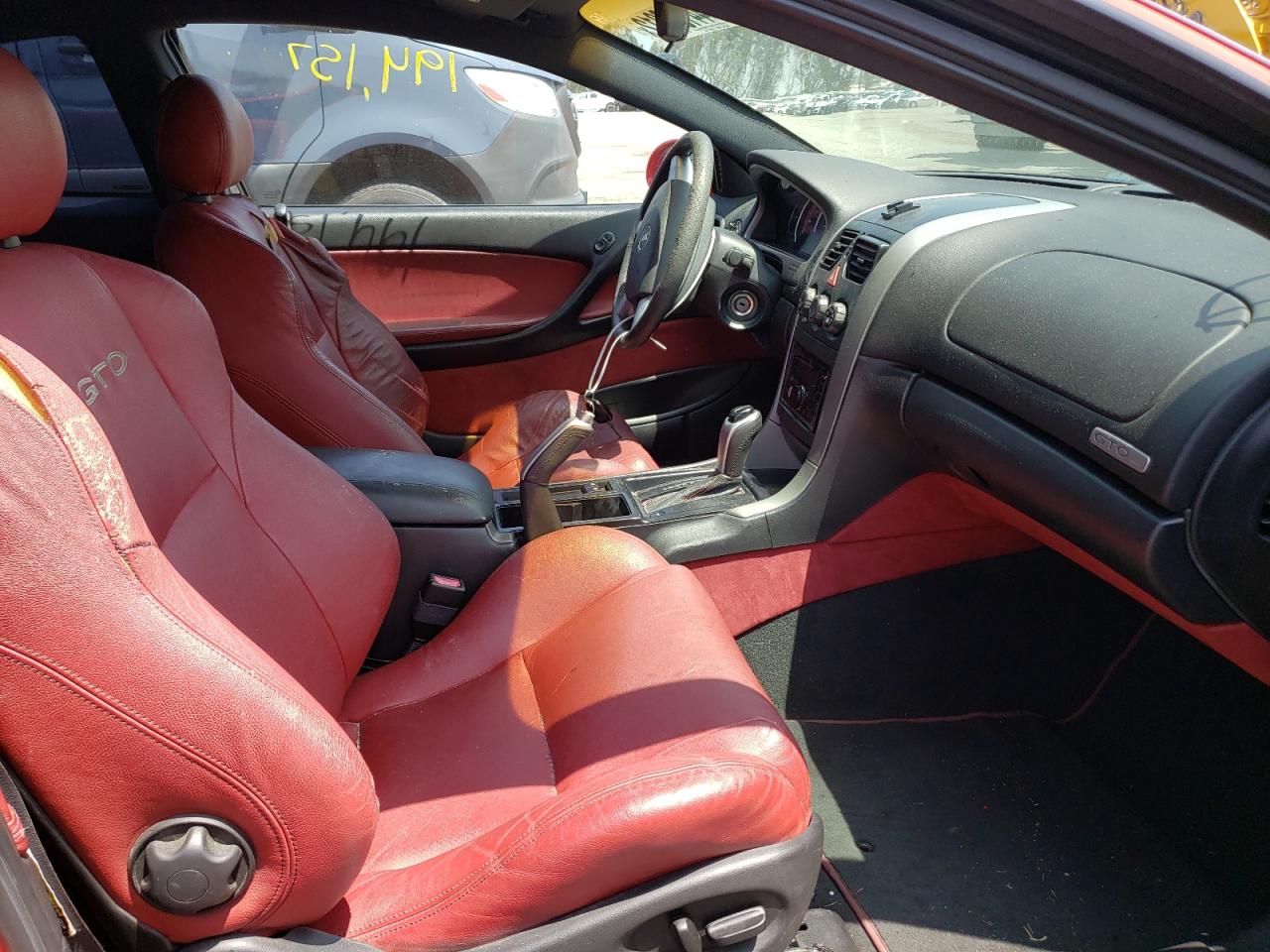 Photo 5 from auction – 2005 PONTIAC GTO with VIN 6G2VX12U15L354517