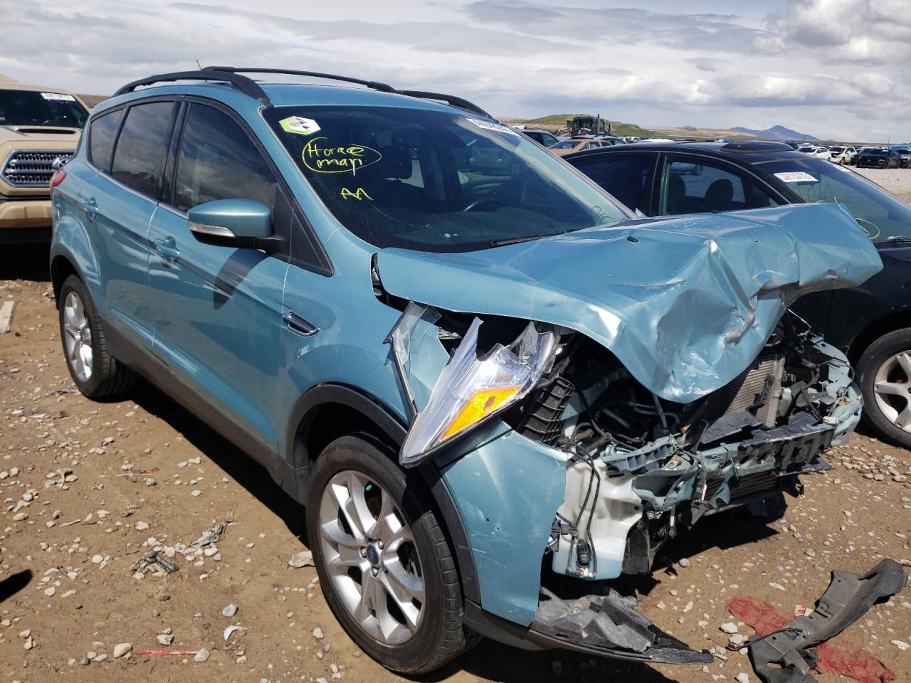 FORD ESCAPE SEL 2013 with VIN 1FMCU0HX5DUA52964 - Photo from auction