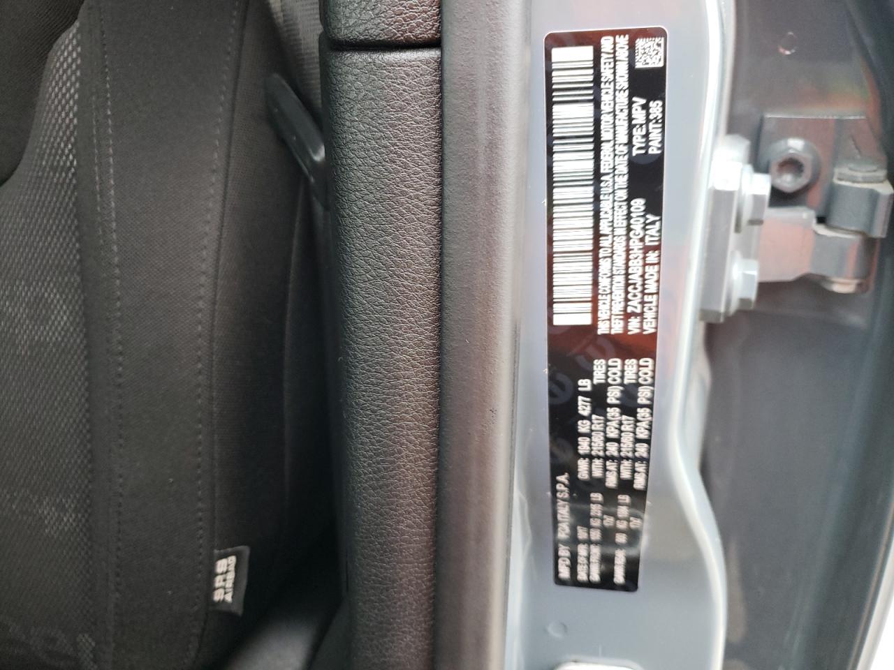 Photo 10 from auction – 2017 JEEP RENEGADE L with VIN ZACCJABB3HPG40109
