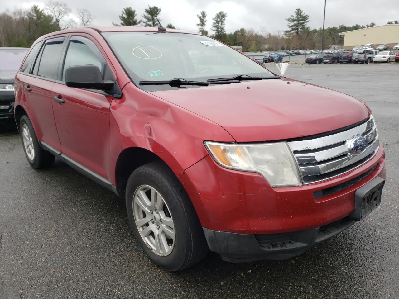 FORD EDGE SE 2008 with VIN 2FMDK46C38BA03226 - Photo from auction