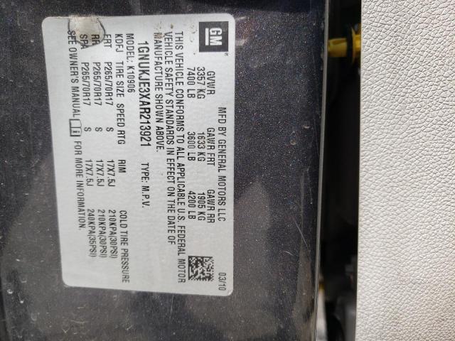 Photo 10 from auction – 2010 CHEVROLET SUBURBAN K with VIN 1GNUKJE3XAR213921