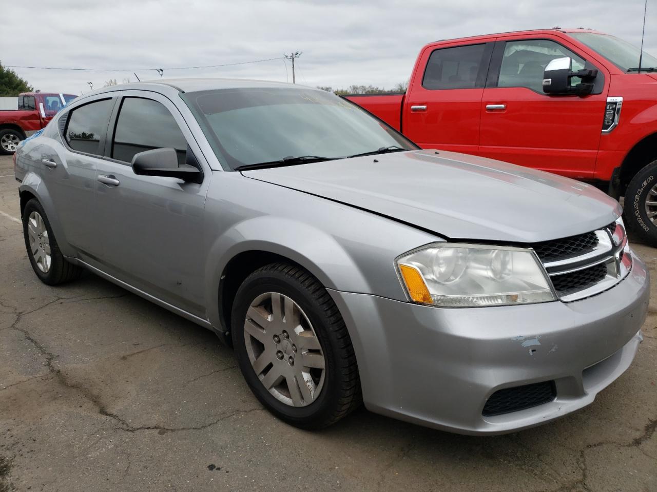 DODGE AVENGER SE 2013 with VIN 1C3CDZAG4DN748832 - Photo from auction