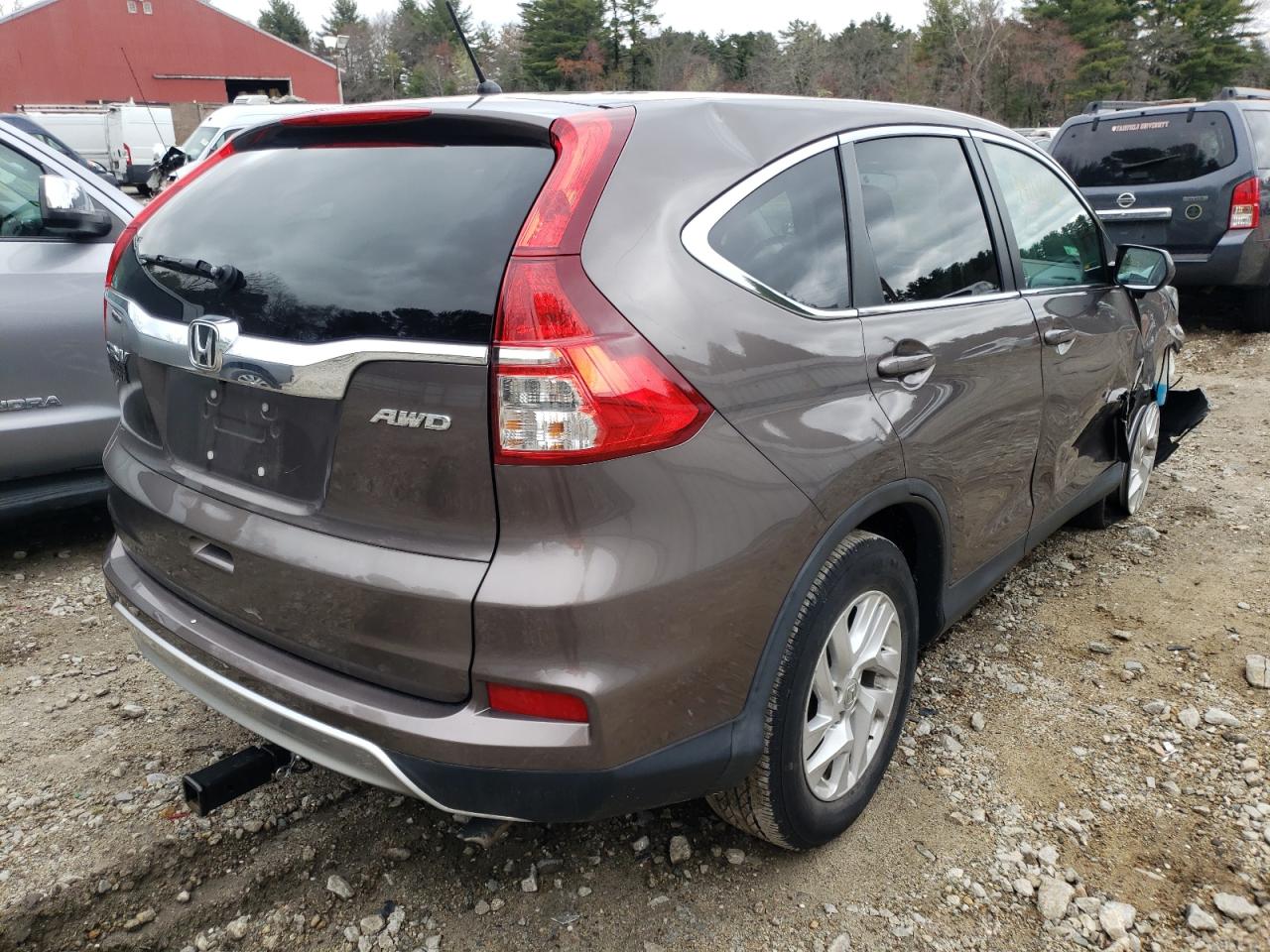 Photo 4 from auction – 2016 HONDA CR-V EX with VIN 2HKRM4H50GH635607