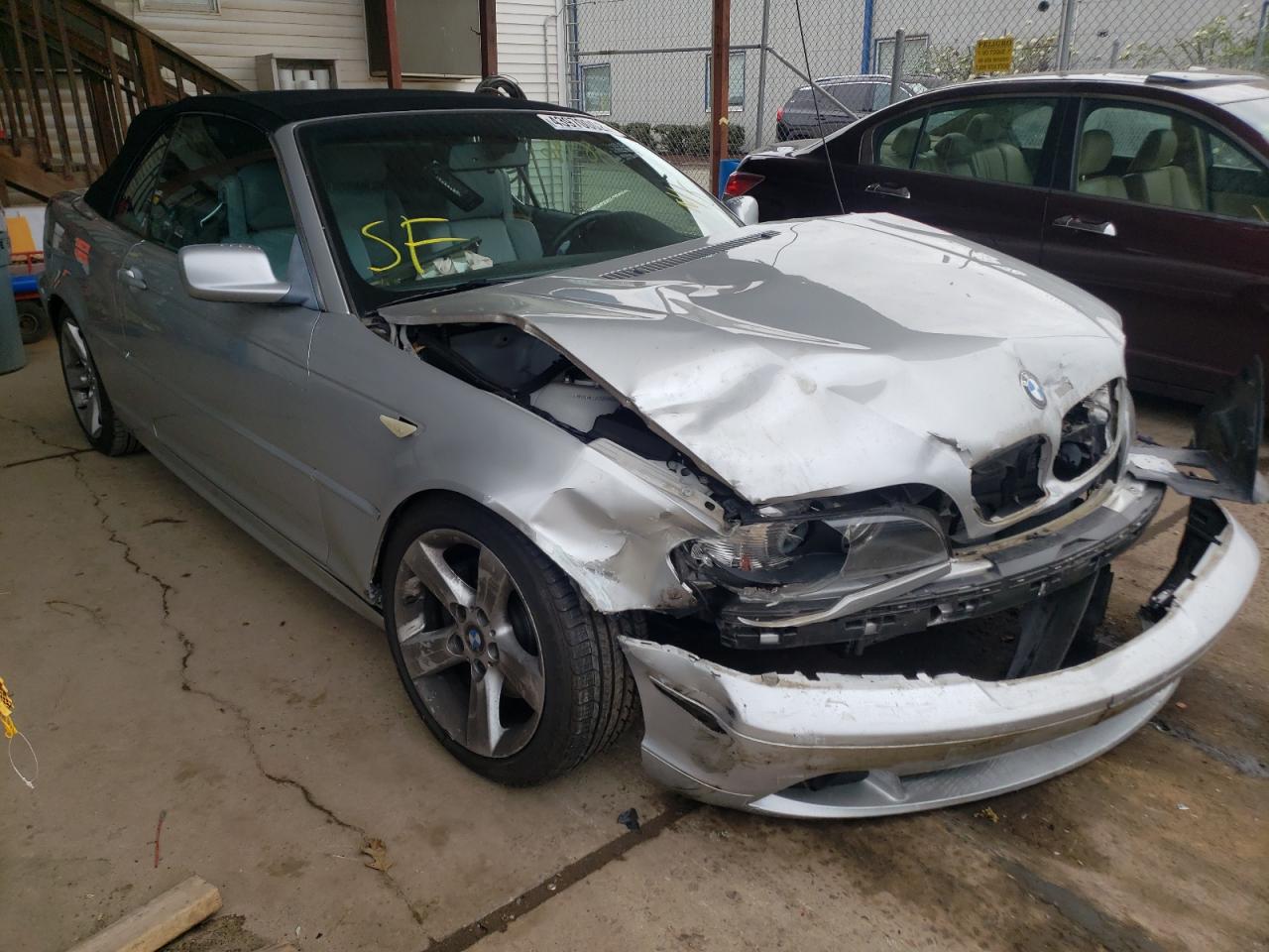 BMW 325 CI 2005 with VIN WBABW33475PG99049 - Photo from auction