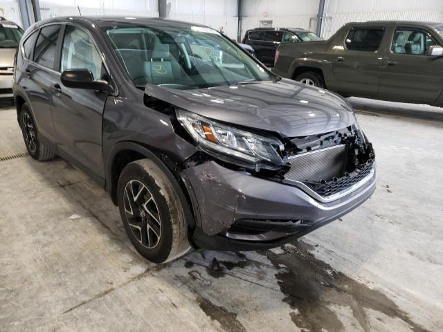 Photo 9 from auction – 2016 HONDA CR-V SE with VIN 2HKRM3H49GH521381