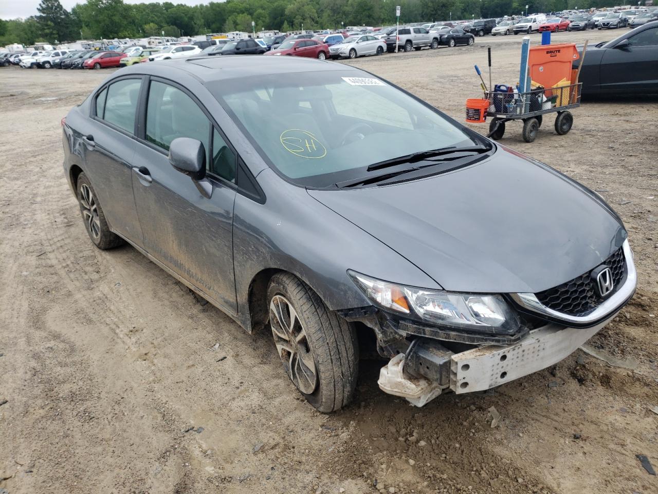 HONDA CIVIC EX 2013 مع رقم تعريف المركبة 19XFB2F80DE016497 - صورة من المزاد