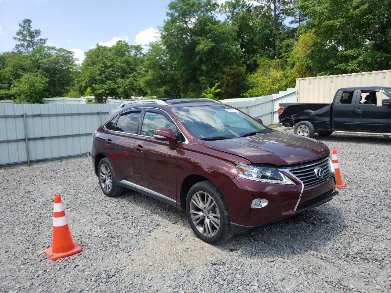 LEXUS RX 350 2013 with VIN 2T2ZK1BA9DC117774 - Photo from auction
