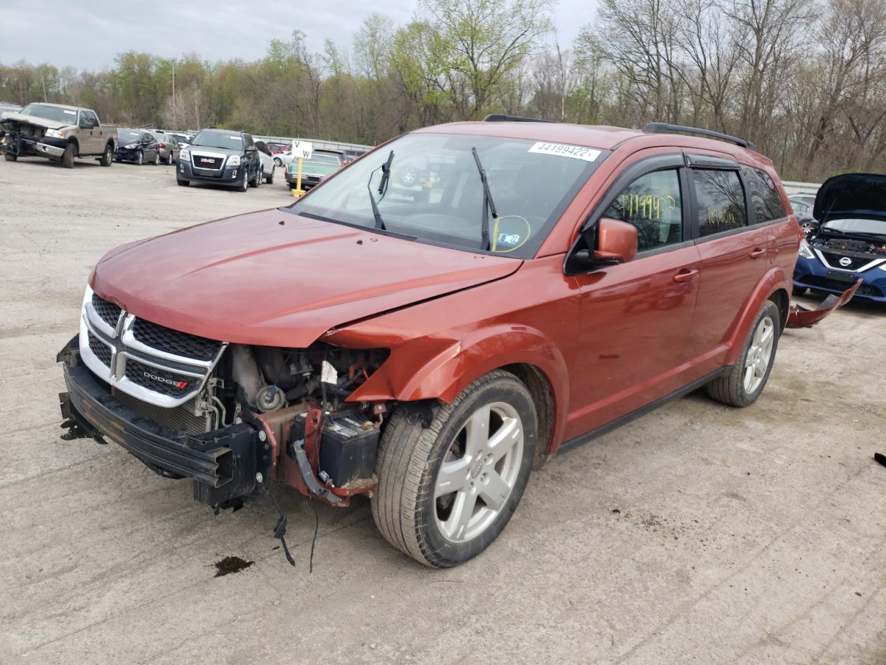 Photo 2 from auction – 2012 DODGE JOURNEY SX with VIN 3C4PDDBG2CT331870