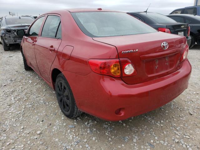 Photo 3 from auction – 2009 TOYOTA COROLLA BA with VIN 2T1BU40E49C001168