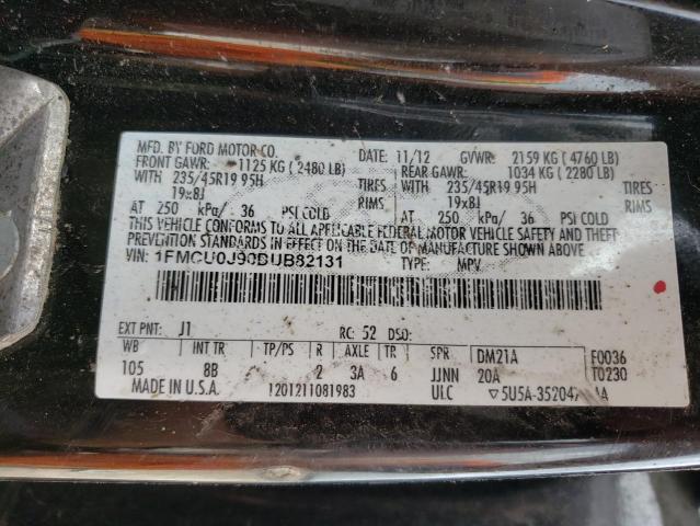 Foto 10 de la subasta – 2013 FORD ESCAPE TIT con VIN 1FMCU0J90DUB82131