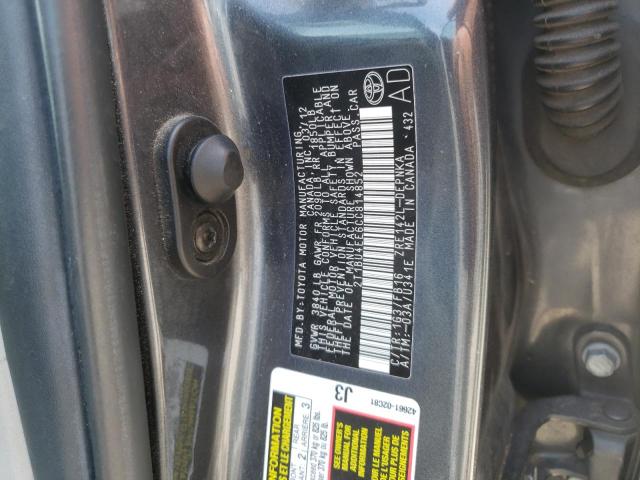 Photo 10 from auction – 2012 TOYOTA COROLLA BA with VIN 2T1BU4EE6CC814852