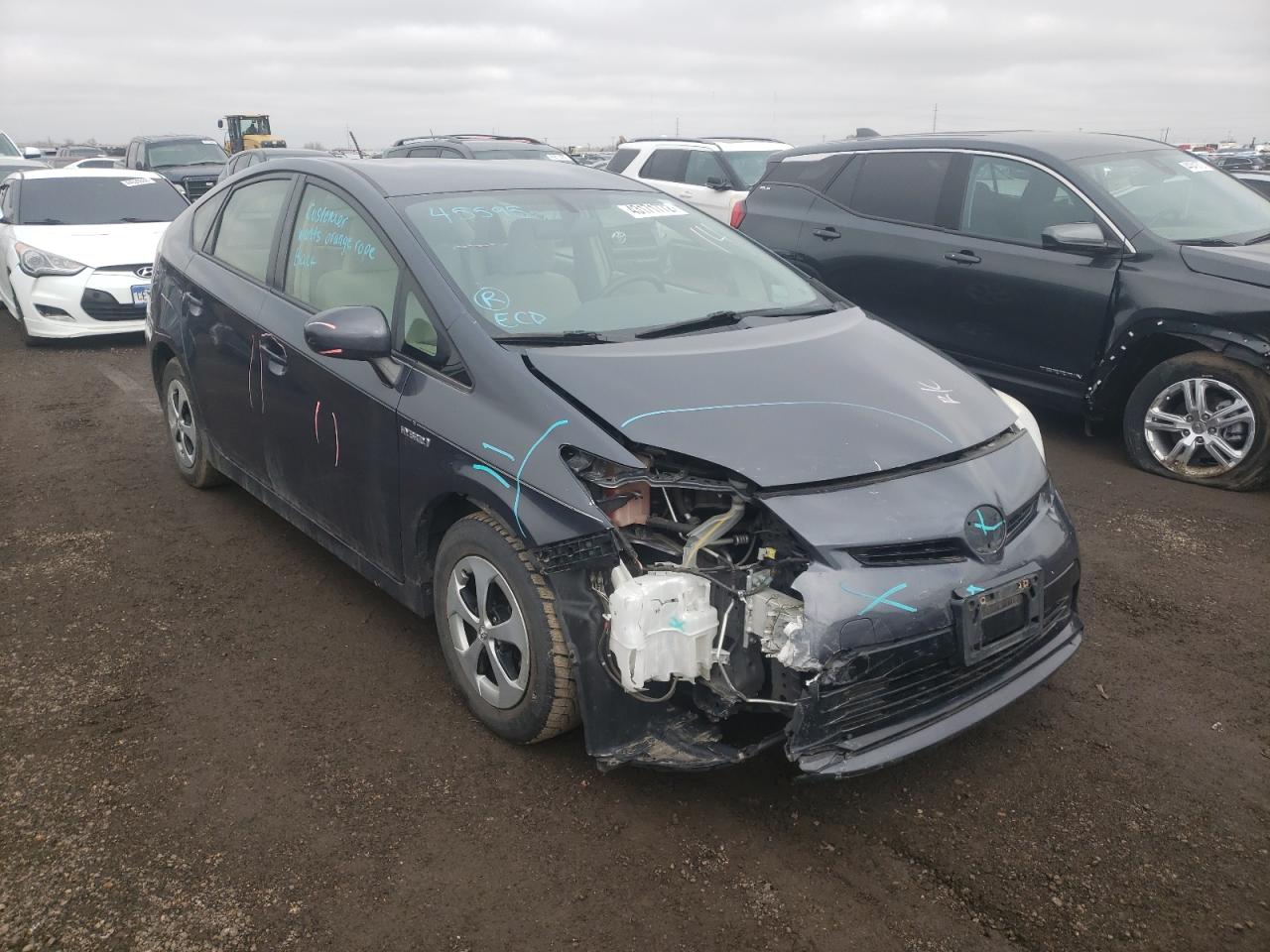 TOYOTA PRIUS 2012 مع رقم تعريف المركبة JTDKN3DU5C1507466 - صورة من المزاد