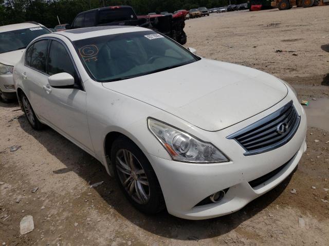 INFINITI G25 BASE 2012 with VIN JN1DV6AP1CM700725 - Photo from auction