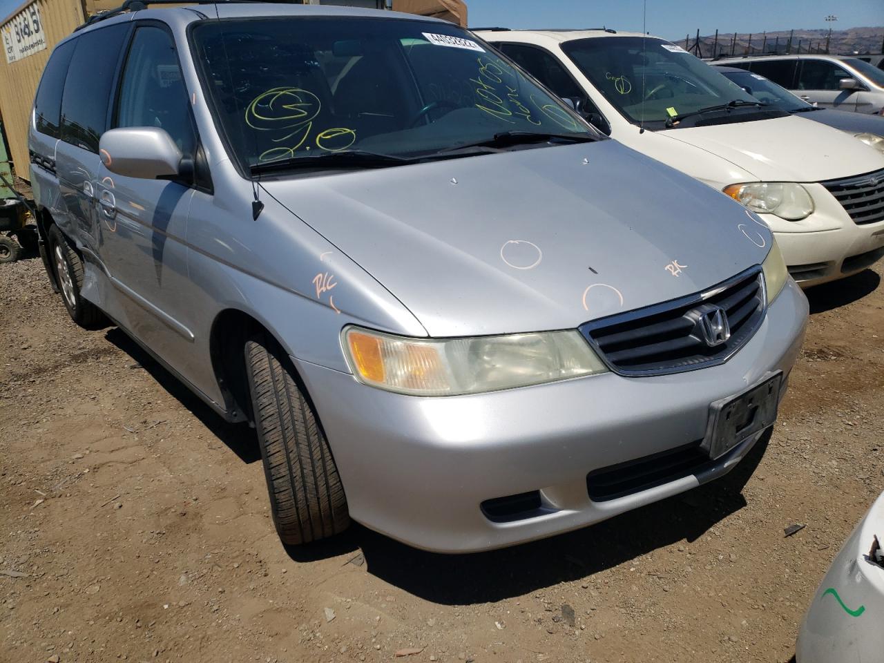 HONDA ODYSSEY EX 2004 with VIN 5FNRL18094B001423 - Photo from auction