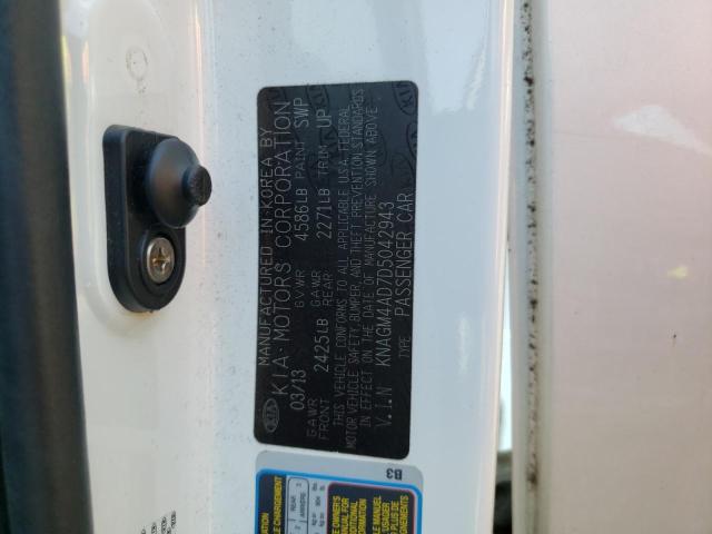 Photo 10 from auction – 2013 KIA OPTIMA HYB with VIN KNAGM4AD7D5042943
