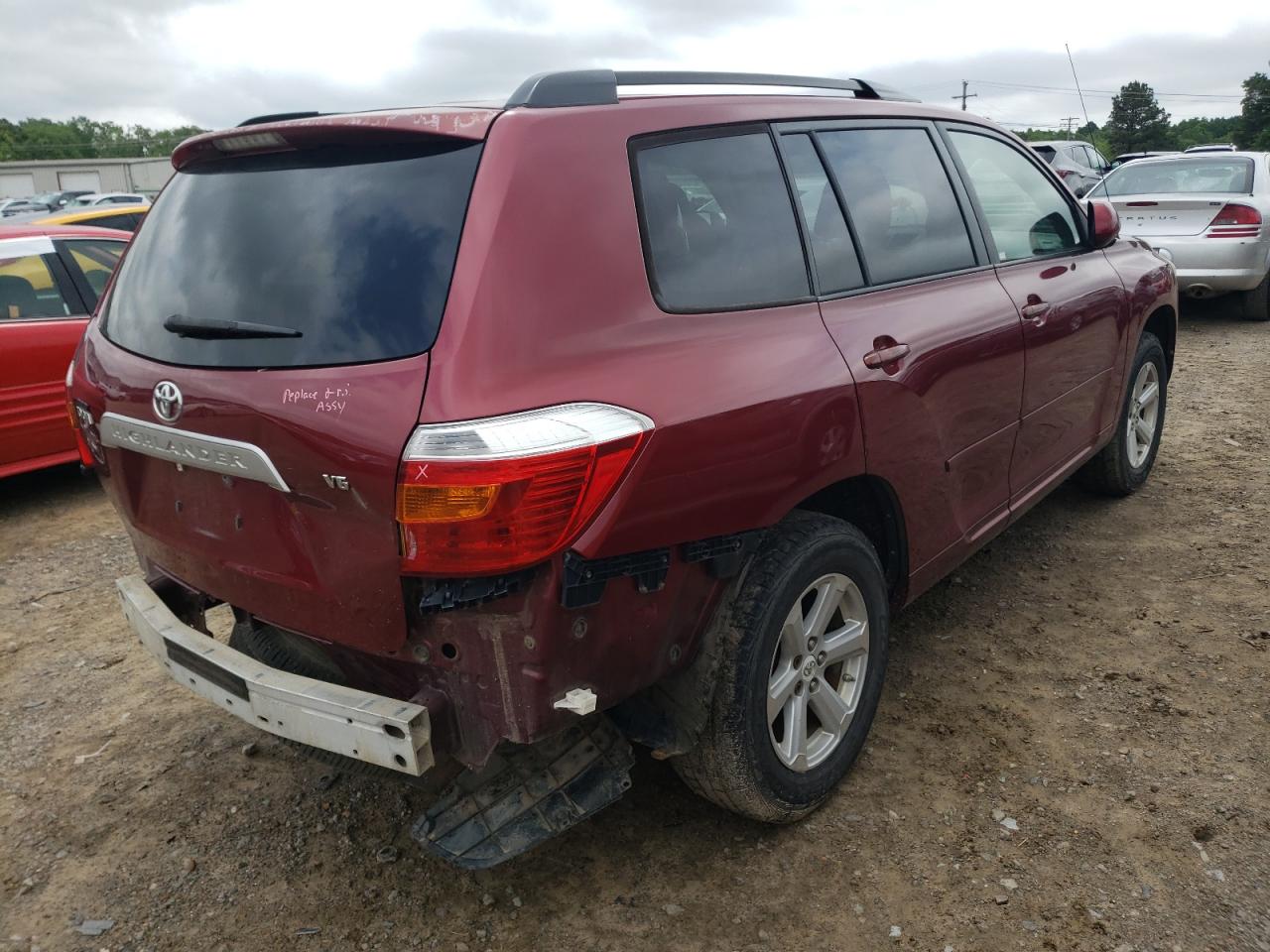 Photo 4 from auction – 2008 TOYOTA HIGHLANDER with VIN JTEDS41A582038961