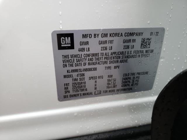 Photo 10 from auction – 2022 BUICK ENCORE GX with VIN KL4MMESL4NB088308