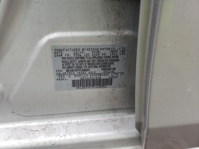 Photo 10 from auction – 2015 NISSAN SENTRA S with VIN 3N1AB7AP7FL630261