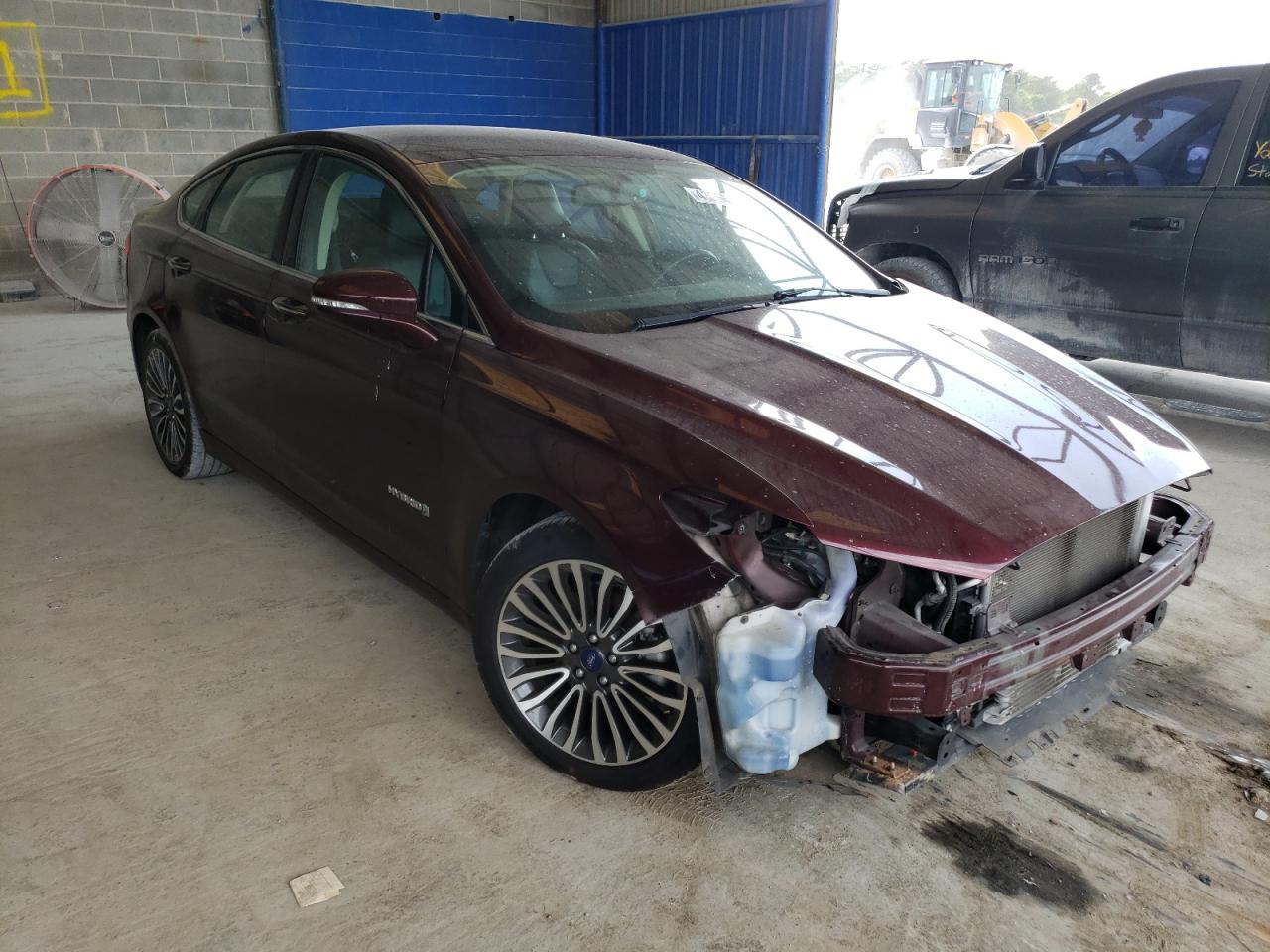 FORD FUSION TIT 2017 with VIN 3FA6P0RU7HR383903 - Photo from auction
