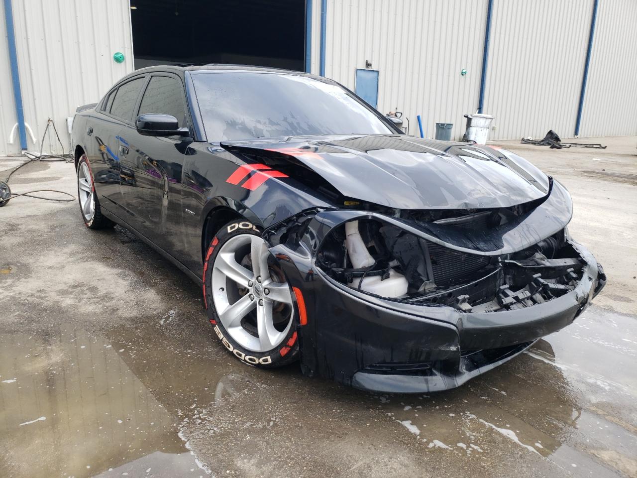 DODGE CHARGER R/ 2018 with VIN 2C3CDXCT6JH122329 - Photo from auction