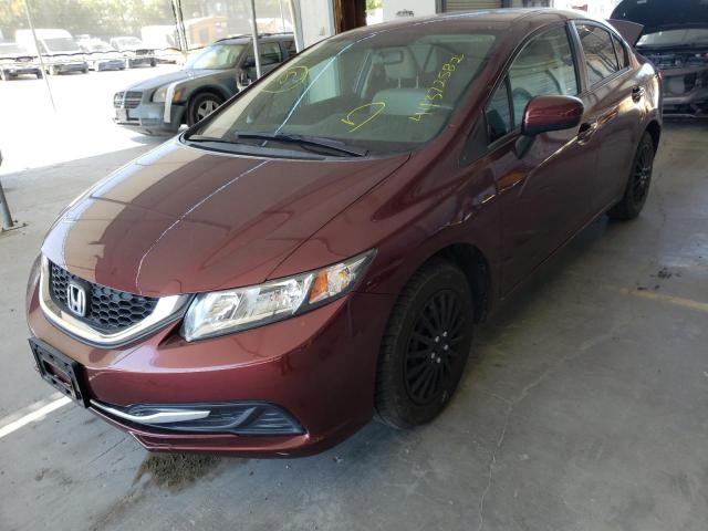 Photo 2 from auction – 2014 HONDA CIVIC LX with VIN 19XFB2F50EE224080