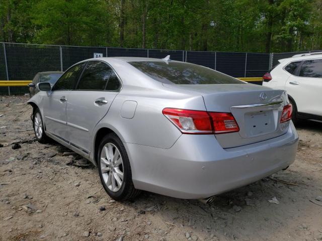 Photo 3 from auction – 2012 LEXUS ES 350 with VIN JTHBK1EGXC2504450