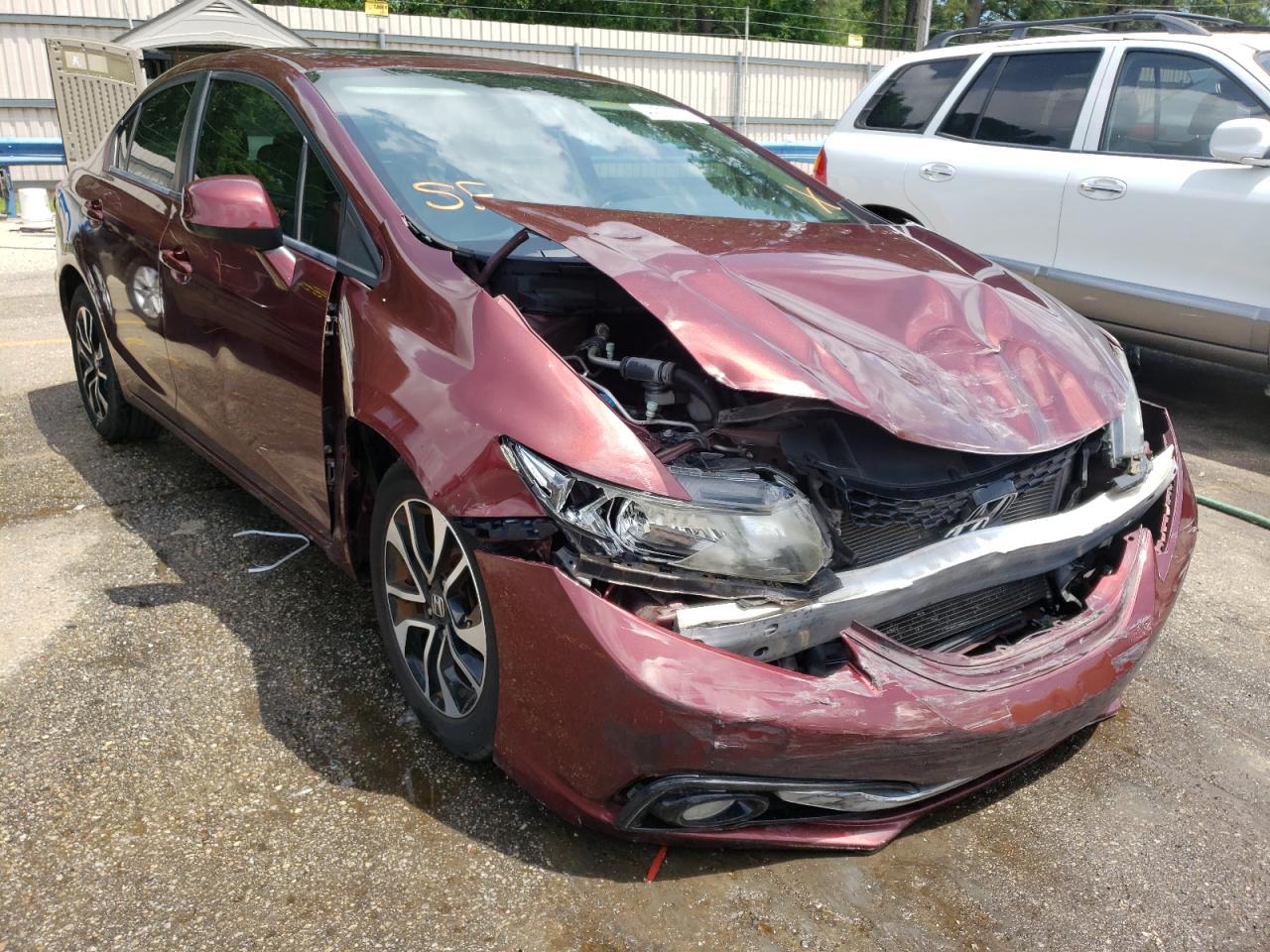 HONDA CIVIC EXL 2013 with VIN 19XFB2F97DE032916 - Photo from auction