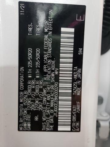 Photo 10 from auction – 2022 LEXUS NX 350 with VIN JTJGGCEZ8N5000290