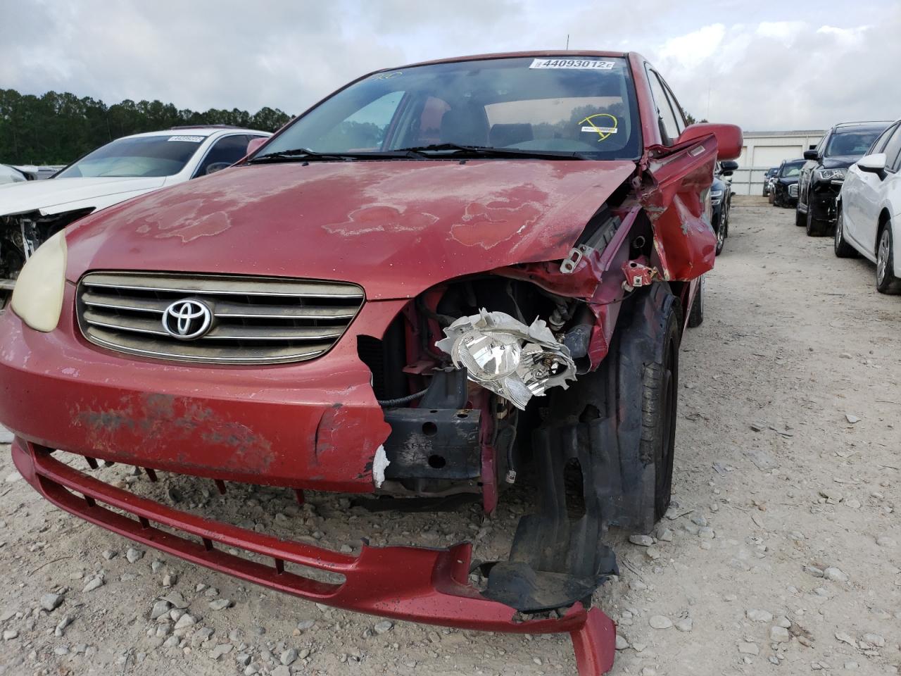 Photo 9 from auction – 2004 TOYOTA COROLLA CE with VIN JTDBR32E042042056