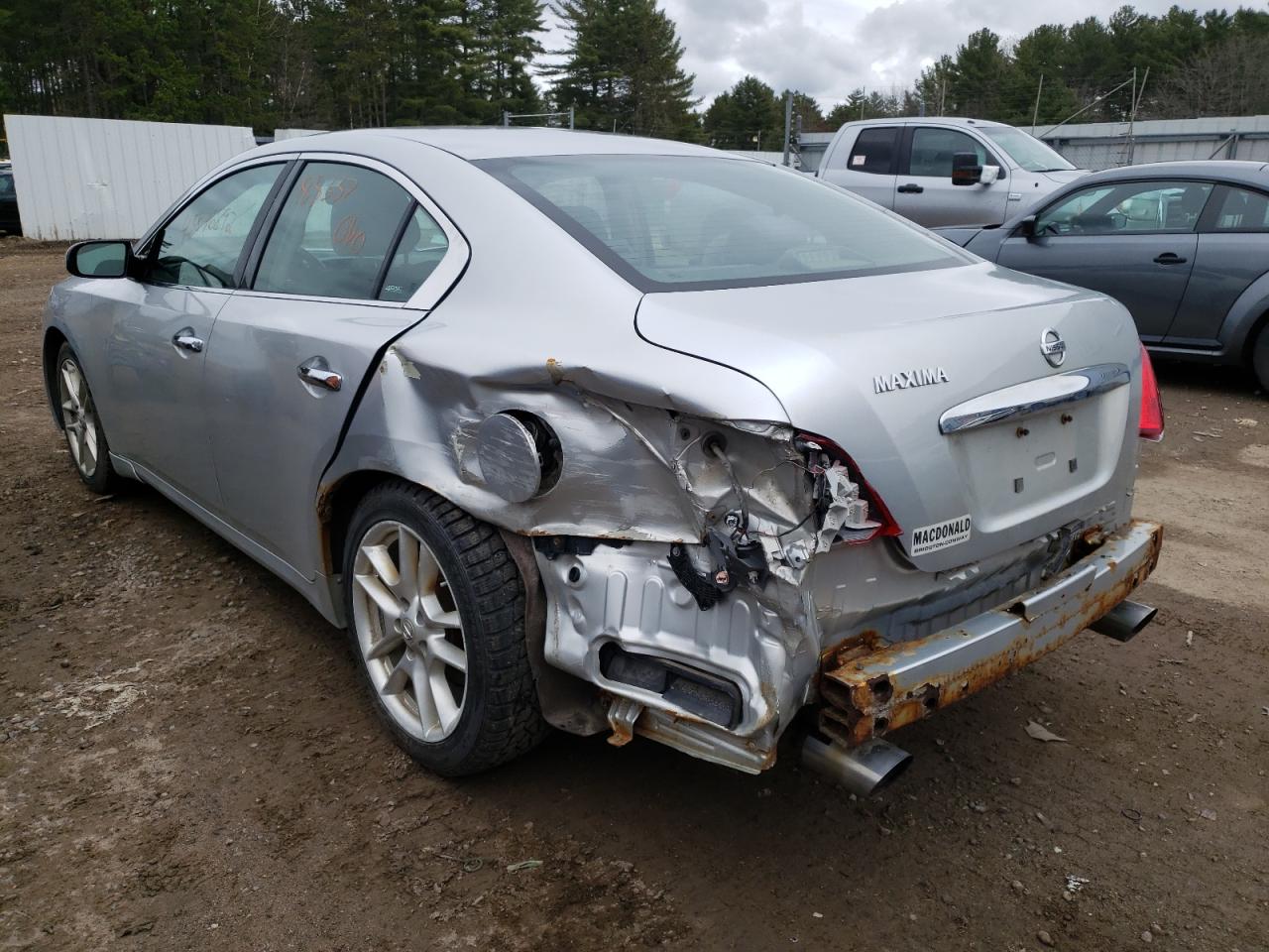 Photo 3 from auction – 2010 NISSAN MAXIMA S with VIN 1N4AA5AP9AC834333