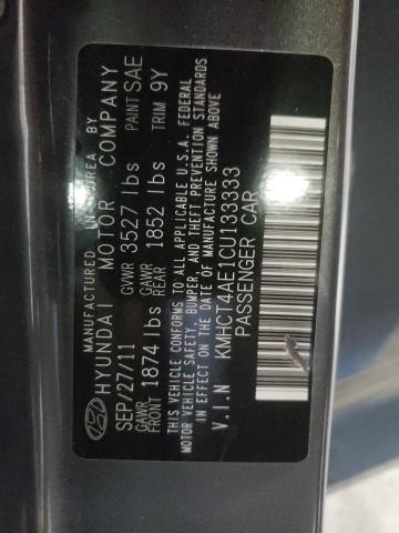 Photo 10 from auction – 2012 HYUNDAI ACCENT GLS with VIN KMHCT4AE1CU133333