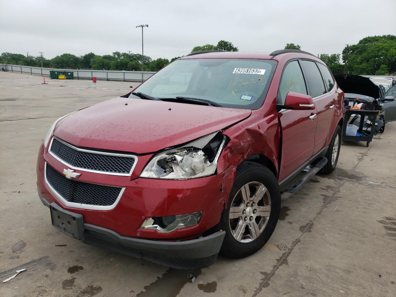 Photo 2 from auction – 2012 CHEVROLET TRAVERSE L with VIN 1GNKRJED7CJ163623