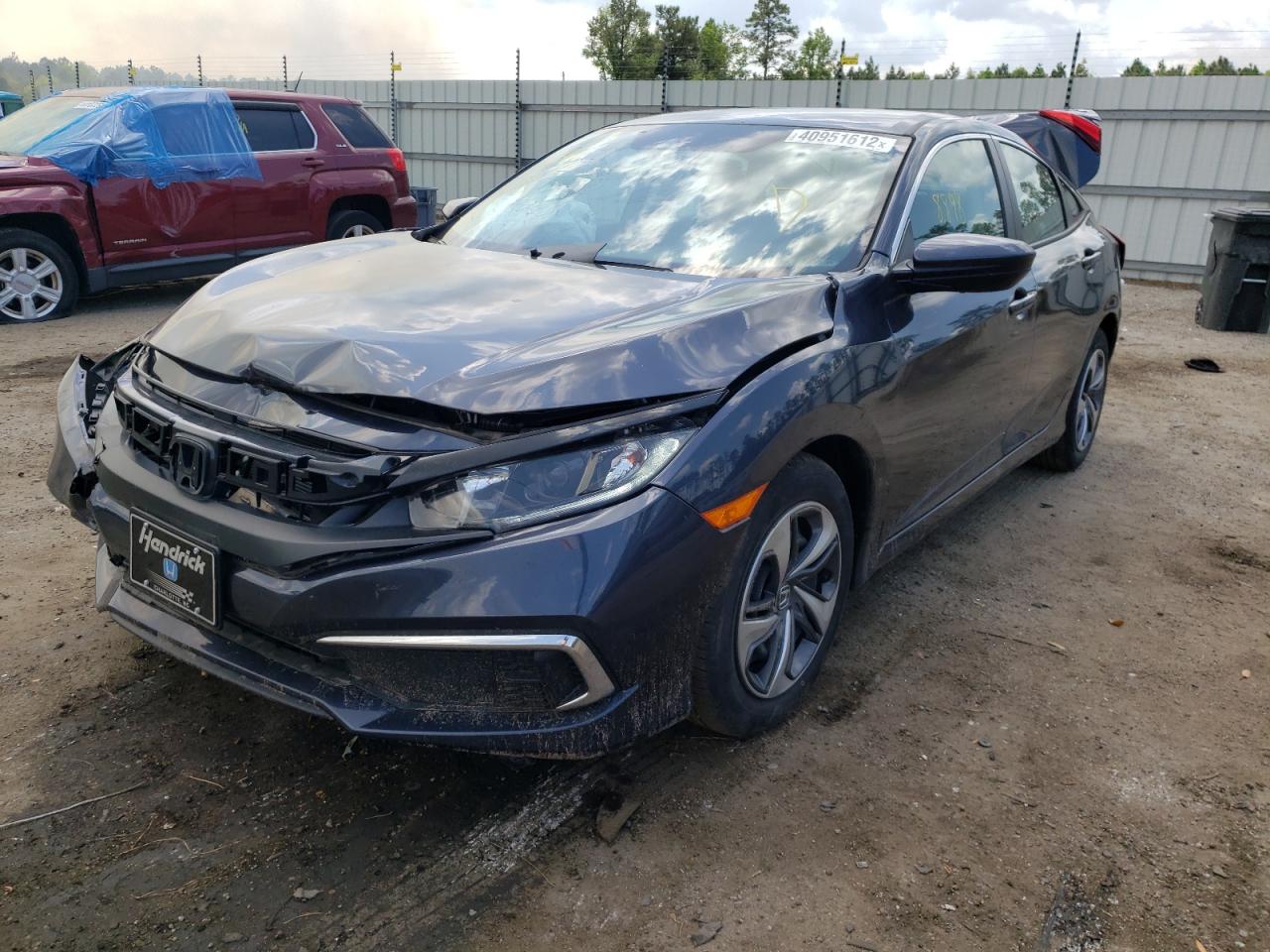 Photo 2 from auction – 2020 HONDA CIVIC with VIN 2HGFC2F69LH546225