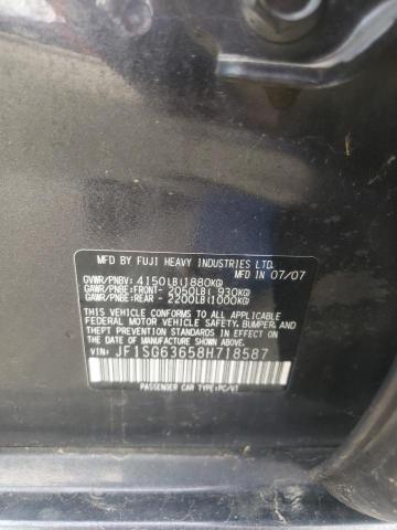 Photo 10 from auction – 2008 SUBARU FORESTER 2 with VIN JF1SG63658H718587