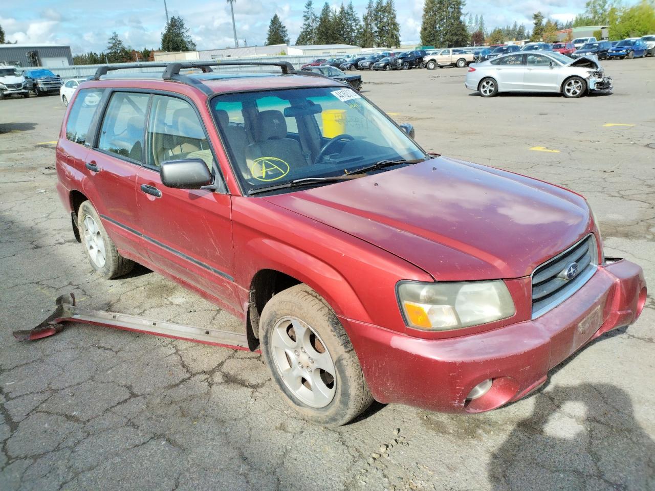 SUBARU FORESTER 2003 with VIN JF1SG65693G713615 - Photo from auction
