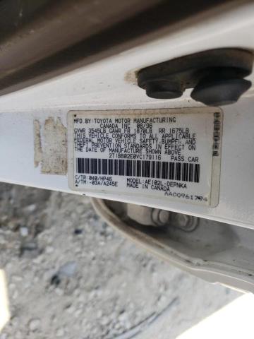 Photo 10 from auction – 1997 TOYOTA COROLLA DX with VIN 2T1BB02E0VC179116
