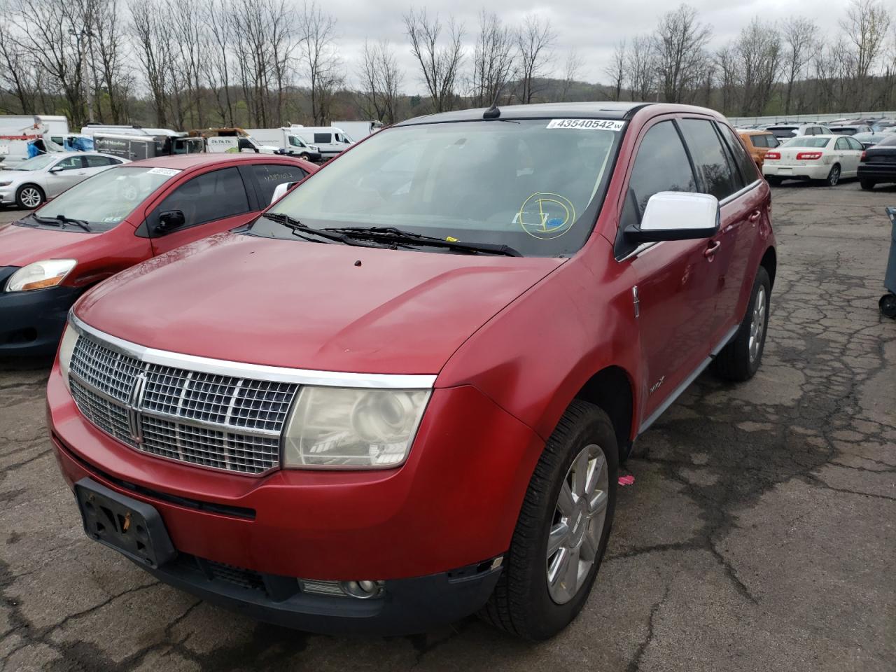 Photo 2 from auction – 2008 LINCOLN MKX with VIN 2LMDU88C98BJ15273