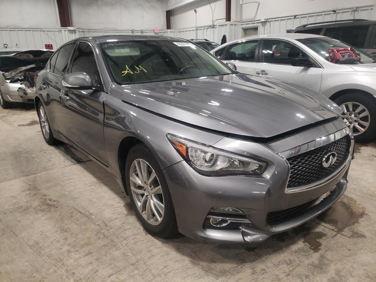 INFINITI Q50 BASE 2015 with VIN JN1BV7AR3FM418265 - Photo from auction