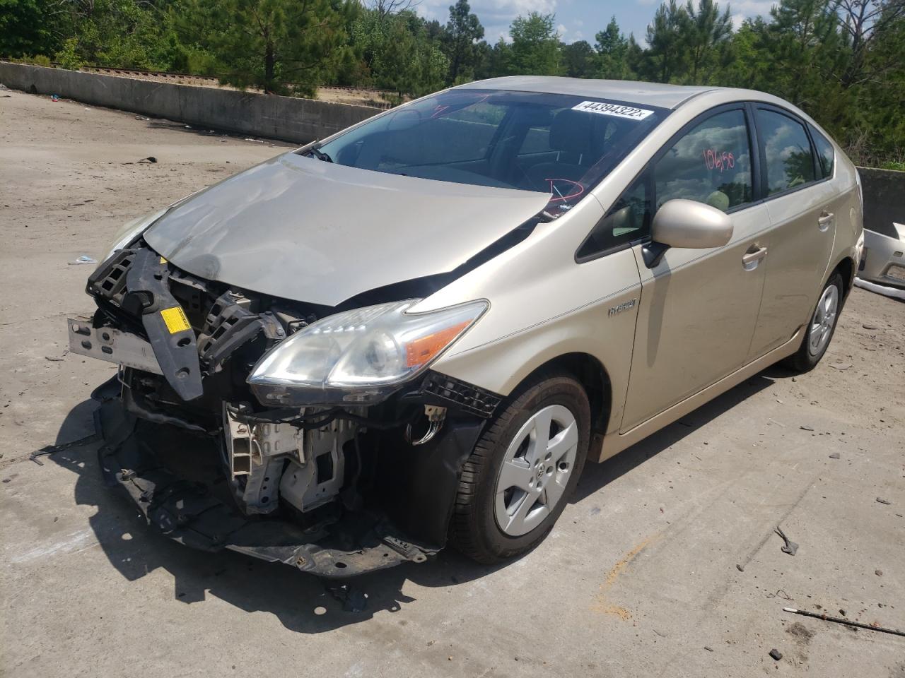 Photo 2 from auction – 2011 TOYOTA PRIUS with VIN JTDKN3DU9B0262014