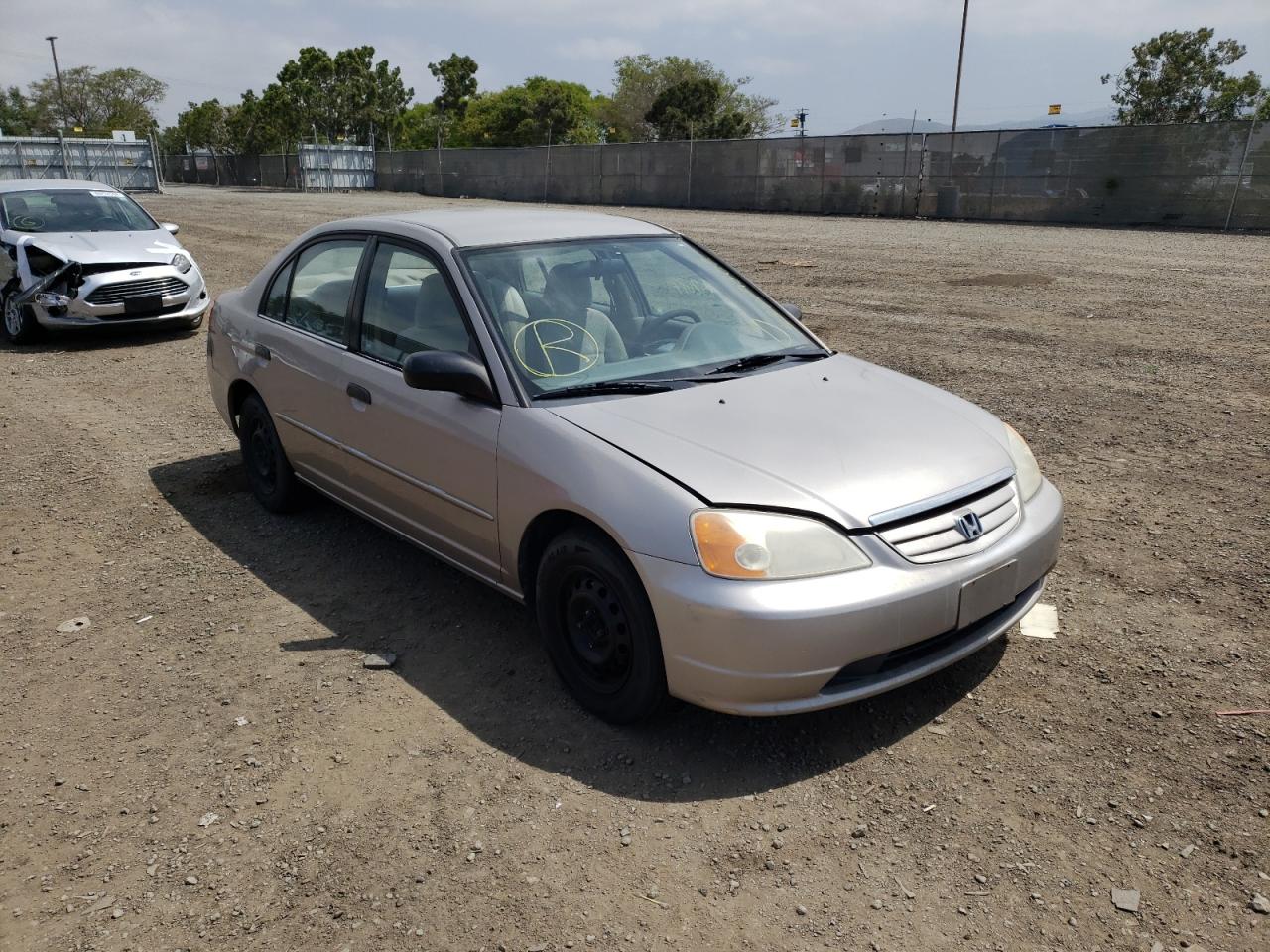 HONDA CIVIC LX 2001 with VIN 1HGES16571L021678 - Photo from auction