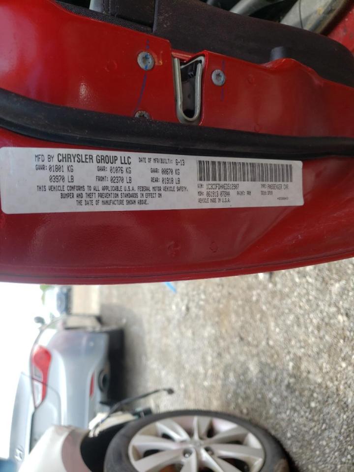 Photo 10 from auction – 2014 DODGE DART SE AE with VIN 1C3CDFDHXED512907