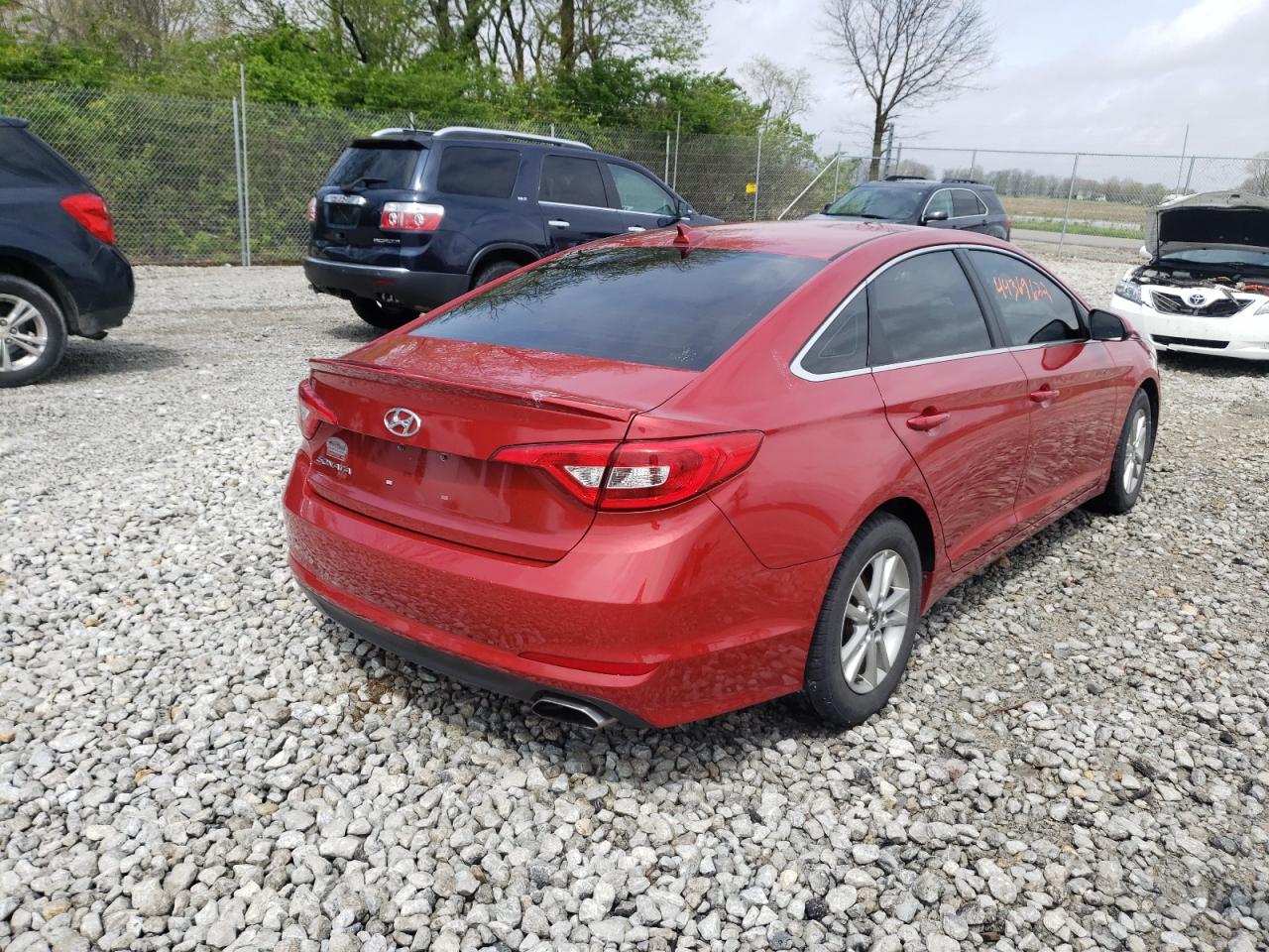 Photo 4 from auction – 2017 HYUNDAI SONATA SE with VIN 5NPE24AF3HH520380