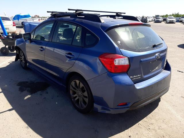 Photo 3 from auction – 2012 SUBARU IMPREZA SP with VIN JF1GPAL61CH241531