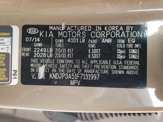 Photo 10 from auction – 2015 KIA SOUL + with VIN KNDJP3A51F7131997