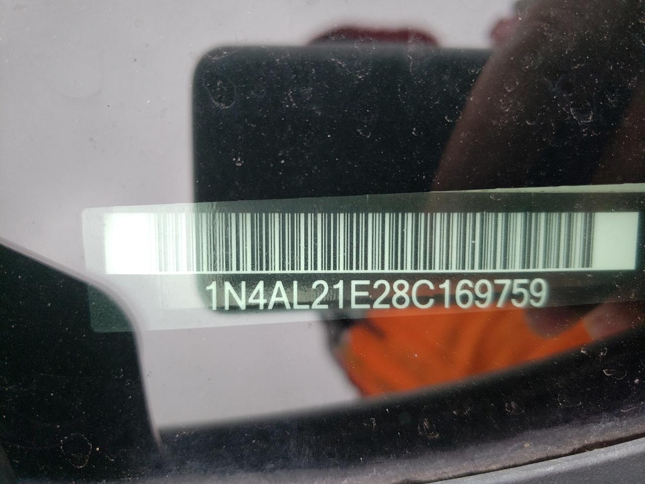 Photo 10 from auction – 2008 NISSAN ALTIMA 2.5 with VIN 1N4AL21E28C169759