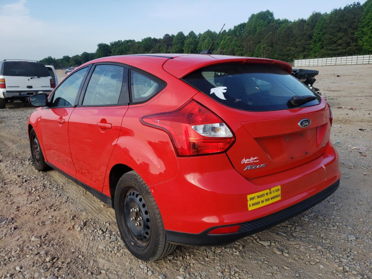 Photo 3 from auction – 2012 FORD FOCUS SE with VIN 1FAHP3K28CL332145